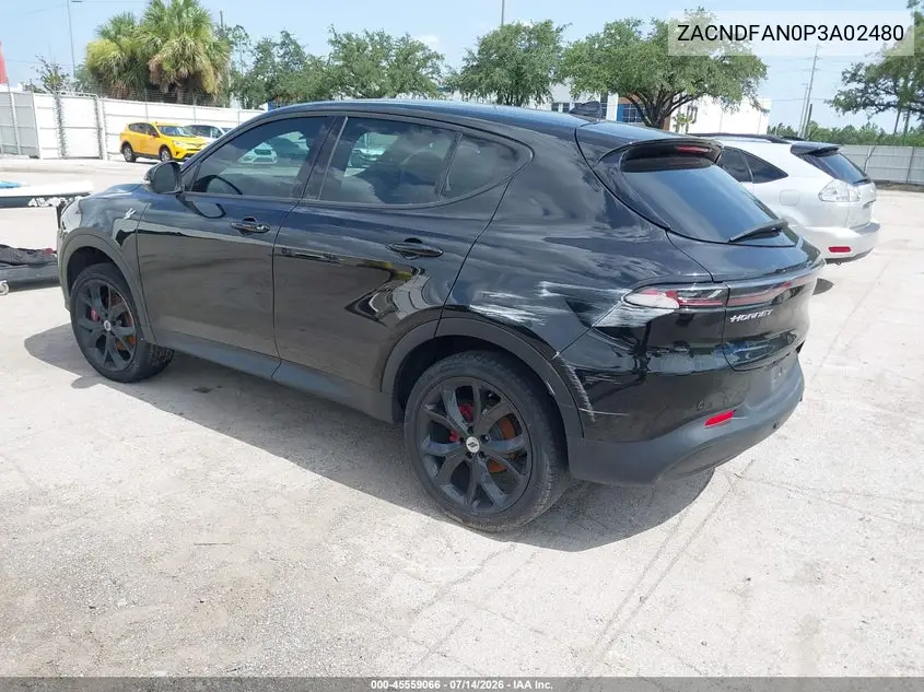 2023 Dodge Hornet Gt Awd VIN: ZACNDFAN0P3A02480 Lot: 45559066