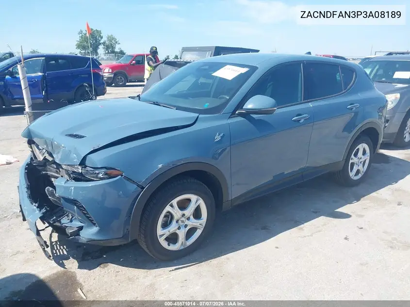 2023 Dodge Hornet Gt Awd VIN: ZACNDFAN3P3A08189 Lot: 45571014