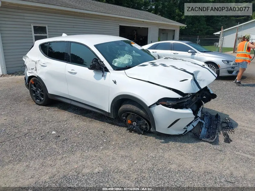 2023 Dodge Hornet Gt Awd VIN: ZACNDFAN0P3A03077 Lot: 45614964