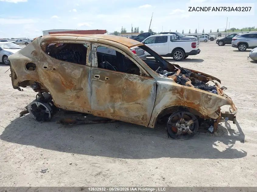 2024 Dodge Hornet Gt VIN: ZACNDFAN7R3A43207 Lot: 12632932