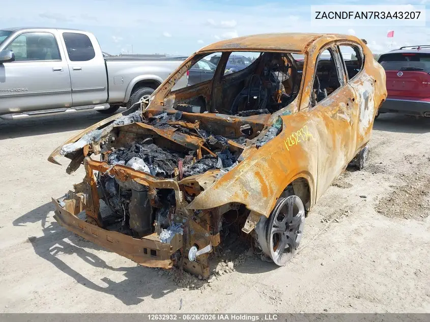 2024 Dodge Hornet Gt VIN: ZACNDFAN7R3A43207 Lot: 12632932