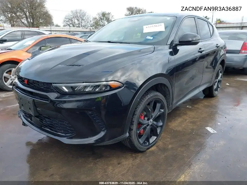 2024 Dodge Hornet Gt VIN: ZACNDFAN9R3A36887 Lot: 43753629
