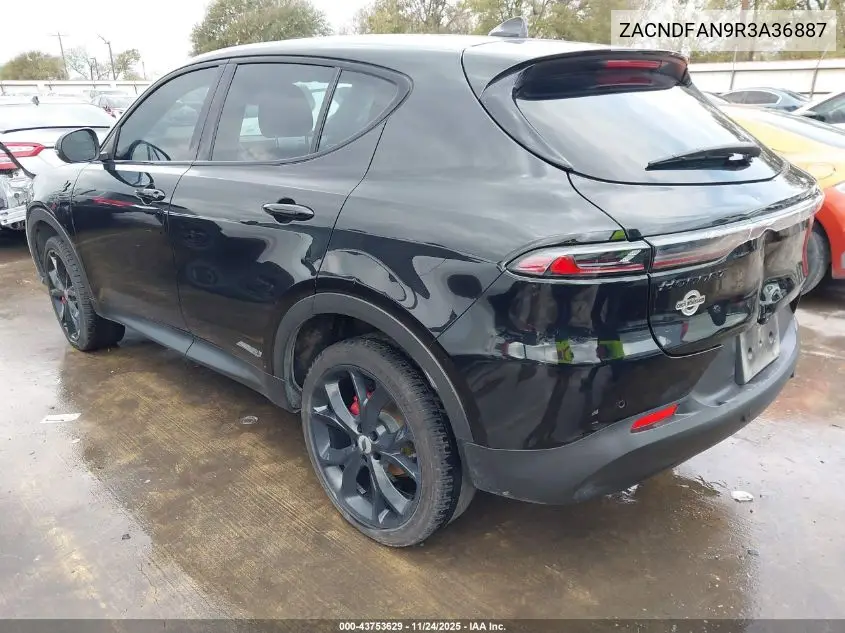 2024 Dodge Hornet Gt VIN: ZACNDFAN9R3A36887 Lot: 43753629
