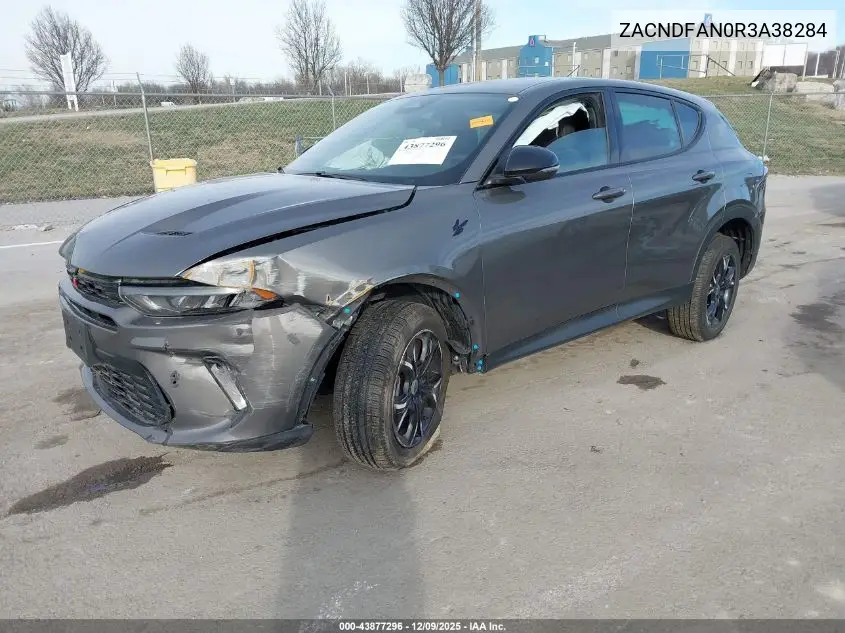 2024 Dodge Hornet Gt VIN: ZACNDFAN0R3A38284 Lot: 43877296