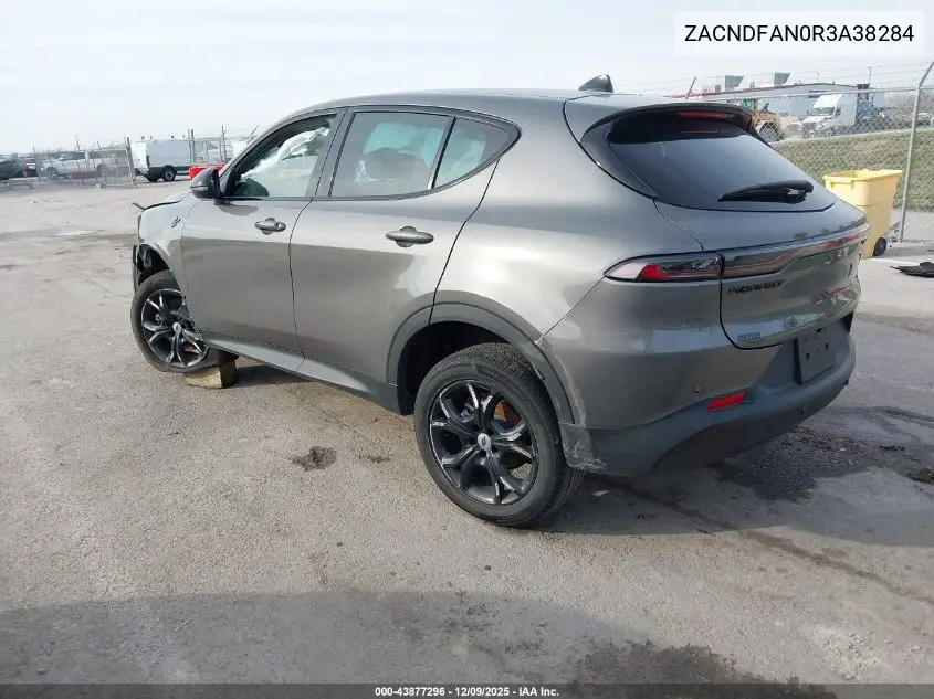 2024 Dodge Hornet Gt VIN: ZACNDFAN0R3A38284 Lot: 43877296