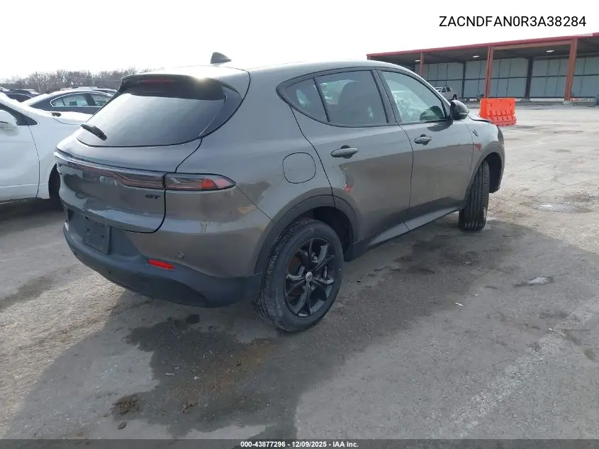 2024 Dodge Hornet Gt VIN: ZACNDFAN0R3A38284 Lot: 43877296