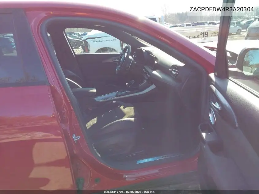 2024 Dodge Hornet R/T Plus Eawd VIN: ZACPDFDW4R3A20304 Lot: 44317725