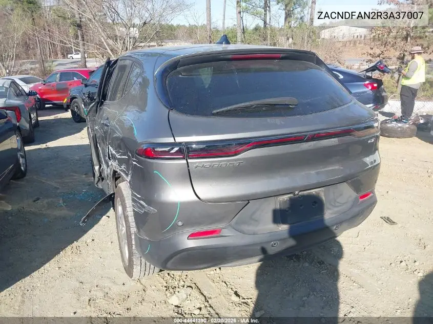 2024 Dodge Hornet Gt Awd VIN: ZACNDFAN2R3A37007 Lot: 44441390