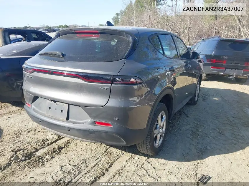 2024 Dodge Hornet Gt Awd VIN: ZACNDFAN2R3A37007 Lot: 44441390