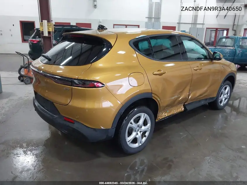 2024 Dodge Hornet Gt Plus Awd VIN: ZACNDFAN9R3A40650 Lot: 44692345