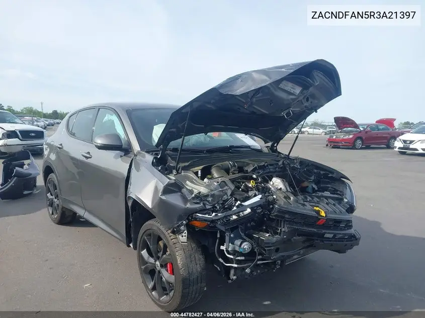 2024 Dodge Hornet Gt Awd VIN: ZACNDFAN5R3A21397 Lot: 44782427