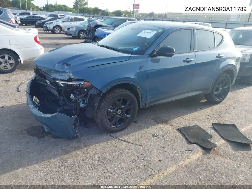2024 Dodge Hornet Gt Awd VIN: ZACNDFAN5R3A11789 Lot: 44839031