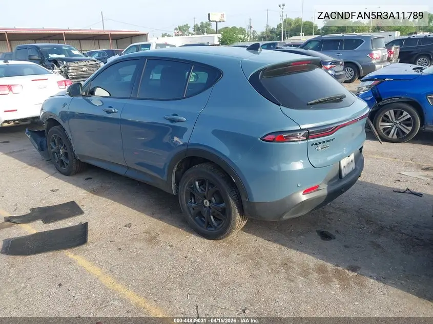 2024 Dodge Hornet Gt Awd VIN: ZACNDFAN5R3A11789 Lot: 44839031