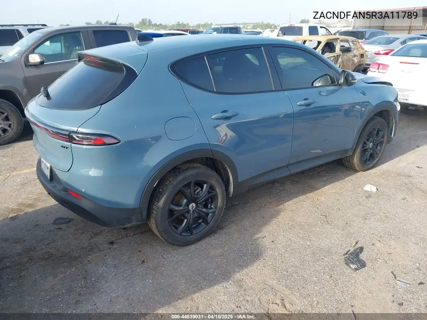 2024 Dodge Hornet Gt Awd VIN: ZACNDFAN5R3A11789 Lot: 44839031