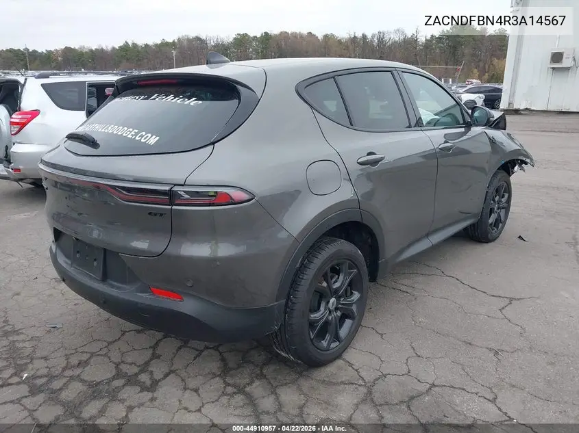 2024 Dodge Hornet Gt Plus Awd VIN: ZACNDFBN4R3A14567 Lot: 44910957