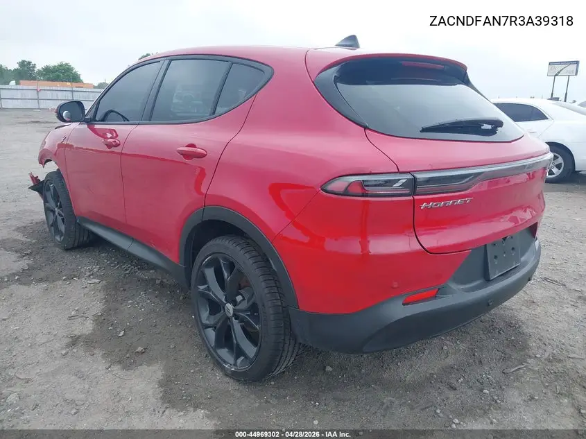 2024 Dodge Hornet Gt Awd VIN: ZACNDFAN7R3A39318 Lot: 44969302