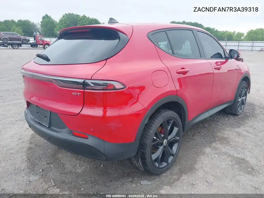 2024 Dodge Hornet Gt Awd VIN: ZACNDFAN7R3A39318 Lot: 44969302