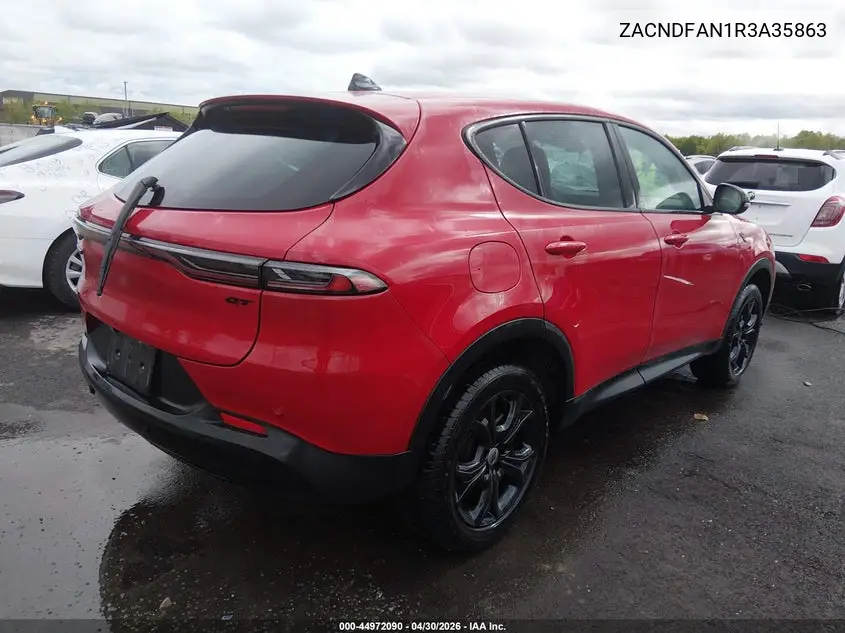 2024 Dodge Hornet Gt Awd VIN: ZACNDFAN1R3A35863 Lot: 44972090