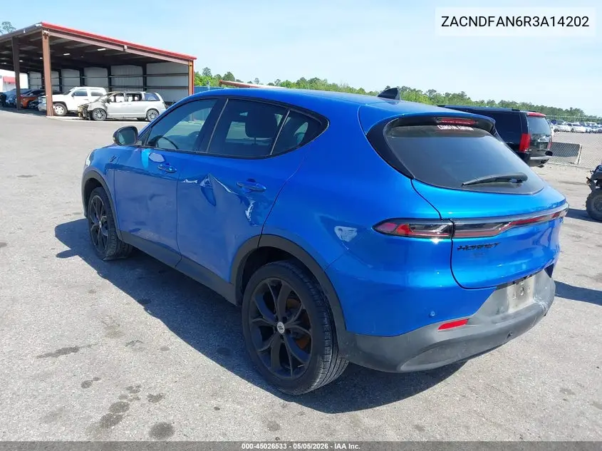 2024 Dodge Hornet Gt Awd VIN: ZACNDFAN6R3A14202 Lot: 45026533