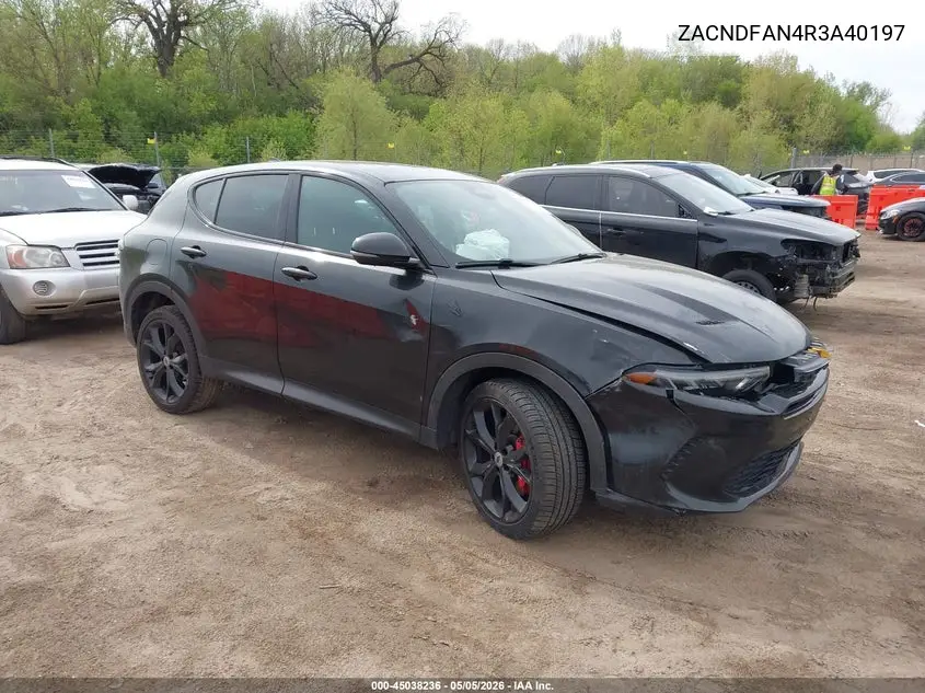 2024 Dodge Hornet Gt Plus Awd VIN: ZACNDFAN4R3A40197 Lot: 45038236