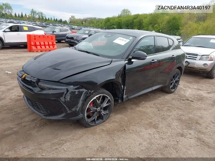 2024 Dodge Hornet Gt Plus Awd VIN: ZACNDFAN4R3A40197 Lot: 45038236