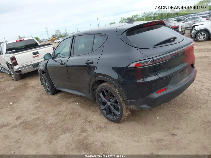 2024 Dodge Hornet Gt Plus Awd VIN: ZACNDFAN4R3A40197 Lot: 45038236