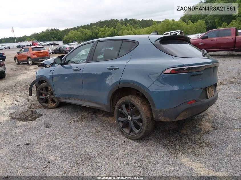 2024 Dodge Hornet Gt Awd VIN: ZACNDFAN4R3A21861 Lot: 45051086
