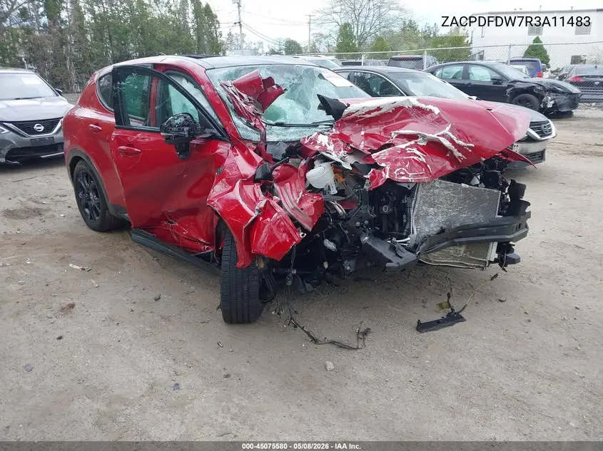 2024 Dodge Hornet R/T Plus Eawd VIN: ZACPDFDW7R3A11483 Lot: 45075580