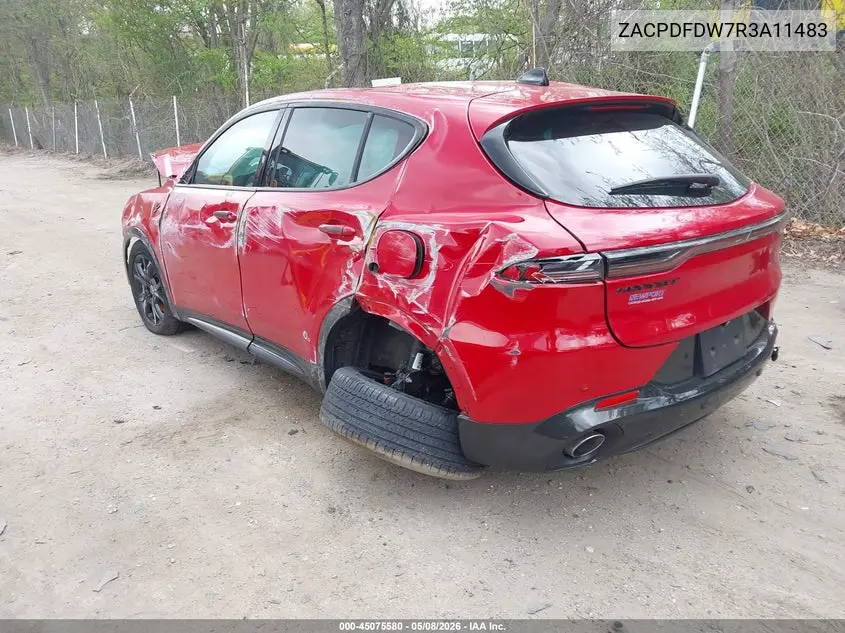 2024 Dodge Hornet R/T Plus Eawd VIN: ZACPDFDW7R3A11483 Lot: 45075580