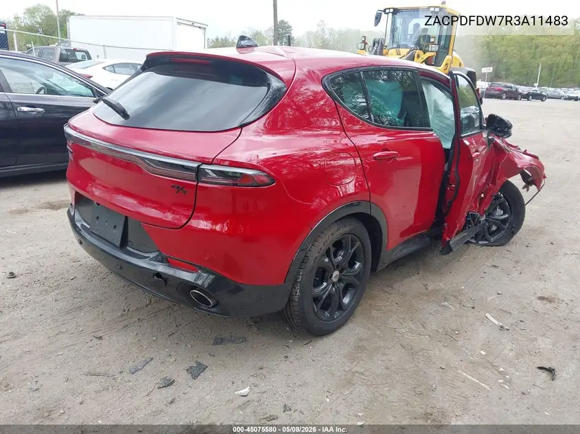 2024 Dodge Hornet R/T Plus Eawd VIN: ZACPDFDW7R3A11483 Lot: 45075580