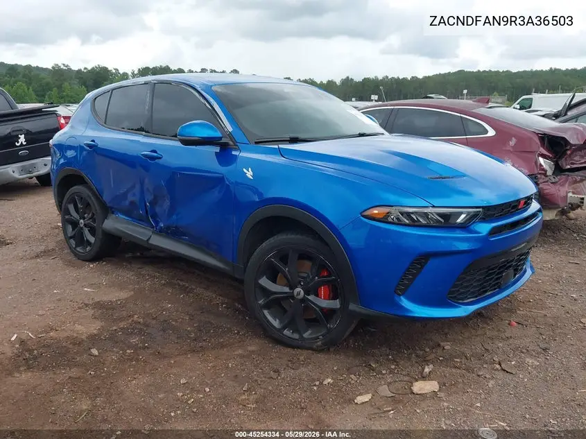 2024 Dodge Hornet Gt Awd VIN: ZACNDFAN9R3A36503 Lot: 45254334