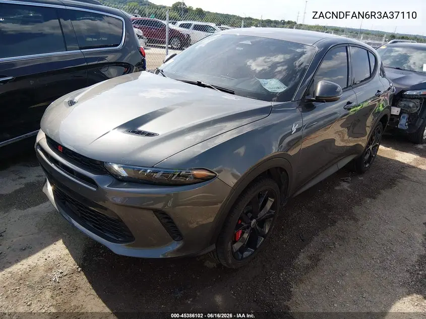 2024 Dodge Hornet Gt Awd VIN: ZACNDFAN6R3A37110 Lot: 45386102