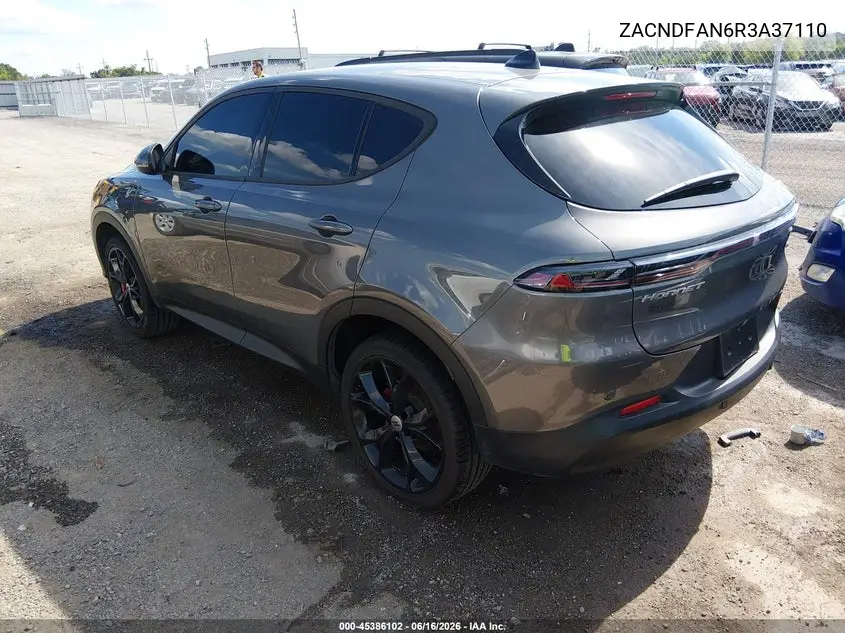 2024 Dodge Hornet Gt Awd VIN: ZACNDFAN6R3A37110 Lot: 45386102