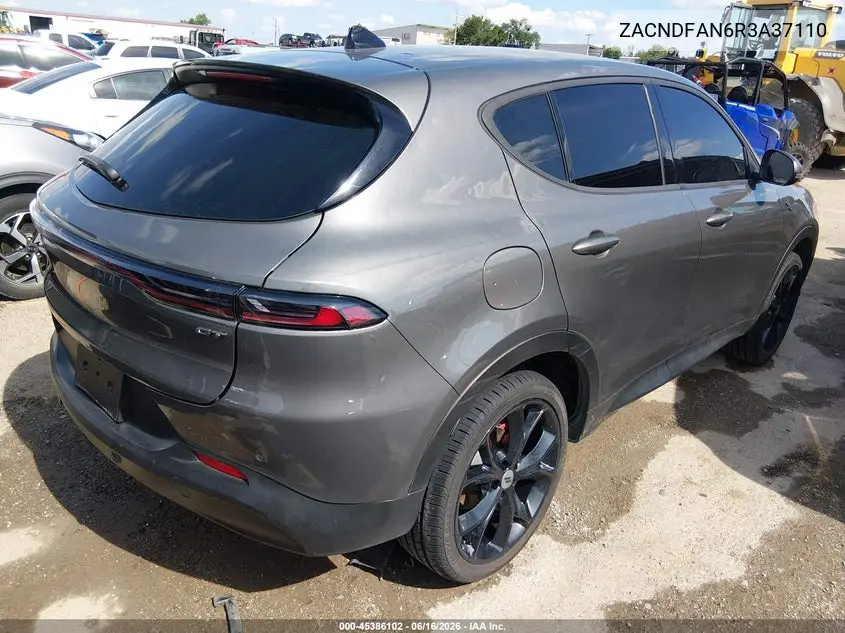 2024 Dodge Hornet Gt Awd VIN: ZACNDFAN6R3A37110 Lot: 45386102