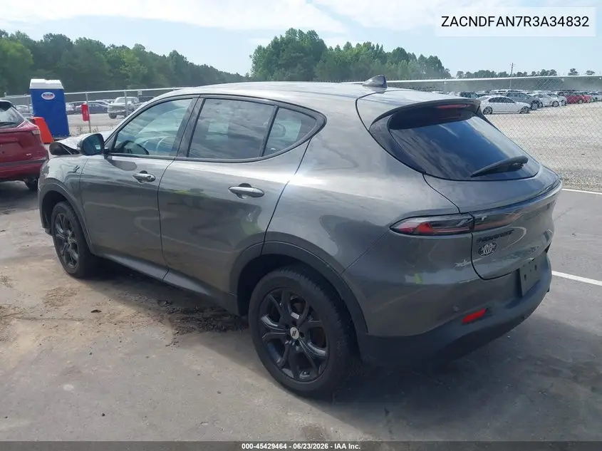 2024 Dodge Hornet Gt Awd VIN: ZACNDFAN7R3A34832 Lot: 45429464