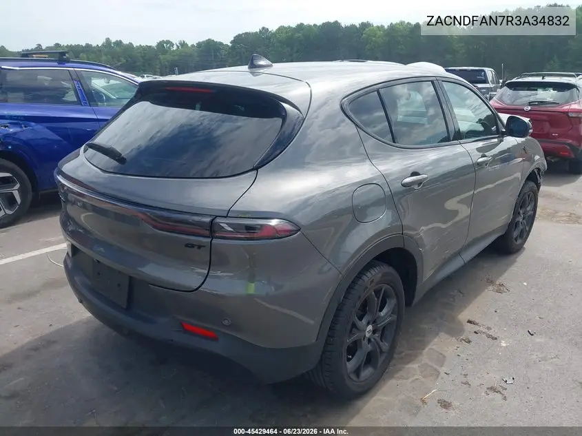 2024 Dodge Hornet Gt Awd VIN: ZACNDFAN7R3A34832 Lot: 45429464