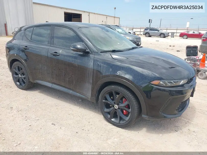 2024 Dodge Hornet R/T Plus Eawd VIN: ZACPDFDW4R3A25034 Lot: 45464667