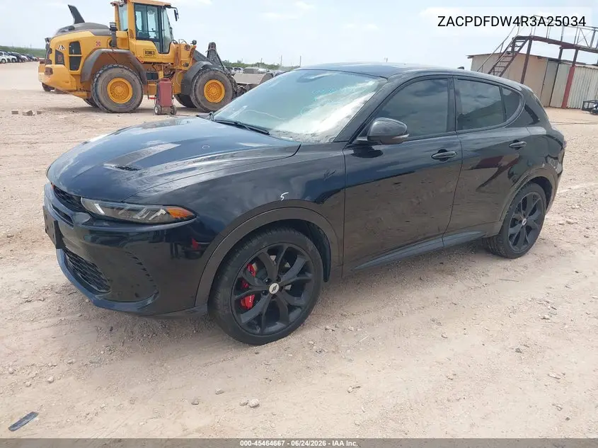 2024 Dodge Hornet R/T Plus Eawd VIN: ZACPDFDW4R3A25034 Lot: 45464667