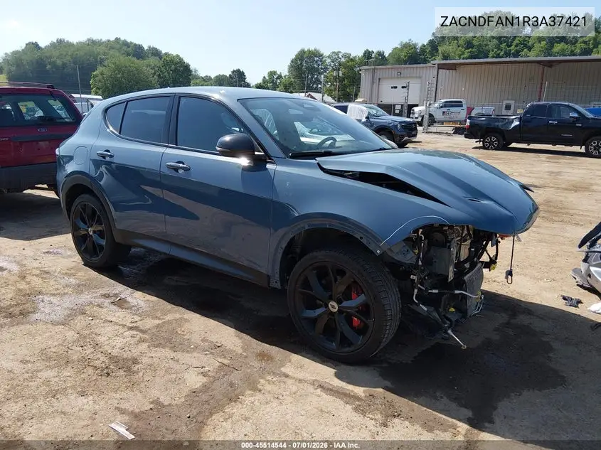 2024 Dodge Hornet Gt Awd VIN: ZACNDFAN1R3A37421 Lot: 45514544