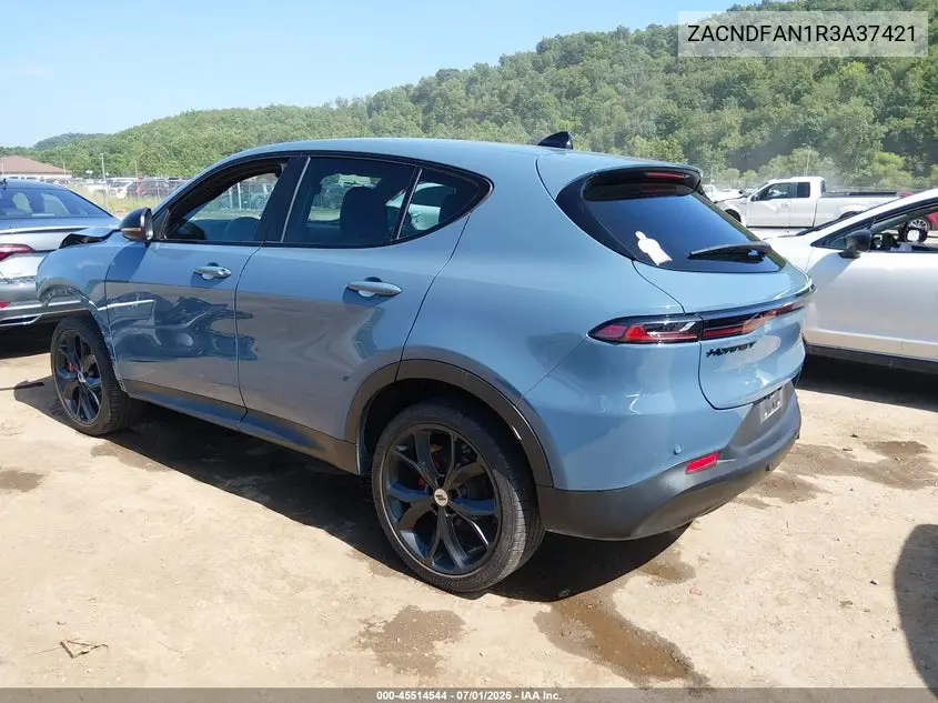 2024 Dodge Hornet Gt Awd VIN: ZACNDFAN1R3A37421 Lot: 45514544