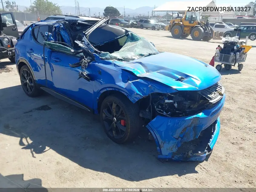 2024 Dodge Hornet R/T Plus Eawd VIN: ZACPDFDW3R3A13327 Lot: 45574582