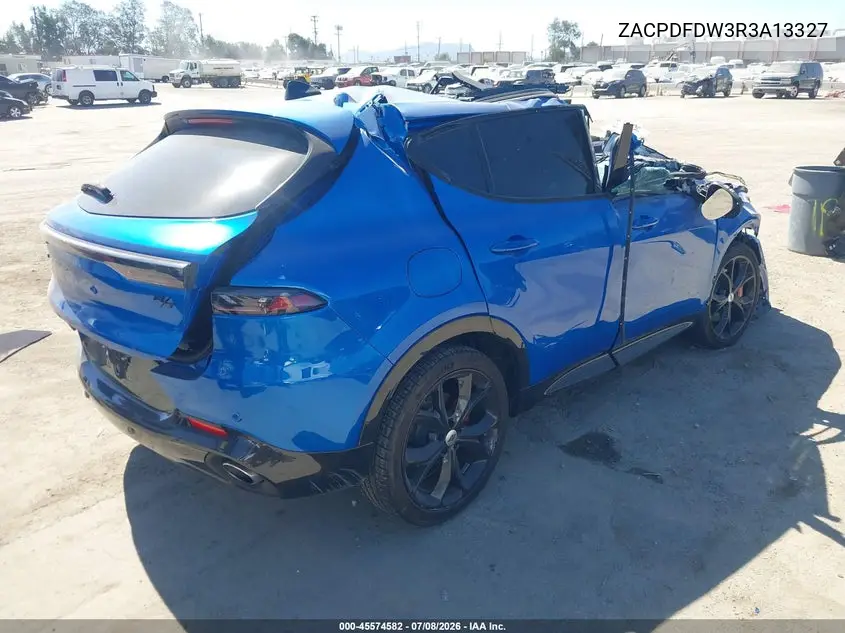 2024 Dodge Hornet R/T Plus Eawd VIN: ZACPDFDW3R3A13327 Lot: 45574582