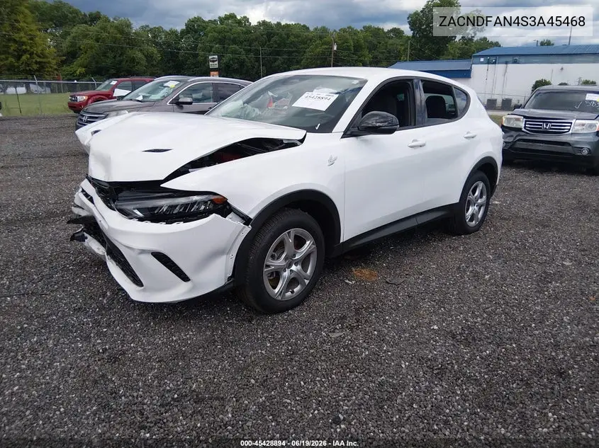 2025 Dodge Hornet Gt Awd VIN: ZACNDFAN4S3A45468 Lot: 45428894