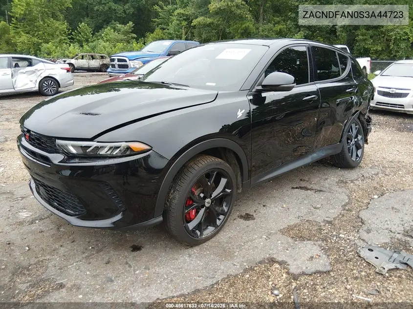 2025 Dodge Hornet Gt Plus Awd VIN: ZACNDFAN0S3A44723 Lot: 45617633