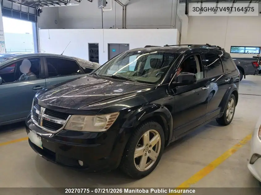 2009 Dodge Journey R/T VIN: 3D4GH67V49T164575 Lot: 20270775
