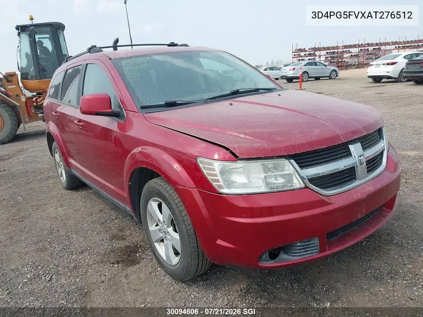 2010 Dodge Journey Sxt VIN: 3D4PG5FVXAT276512 Lot: 30094606