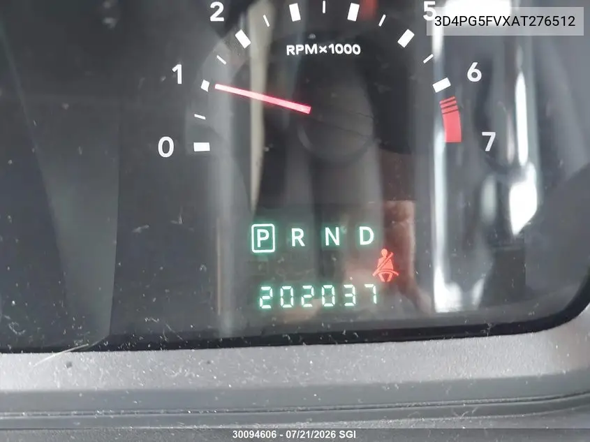 2010 Dodge Journey Sxt VIN: 3D4PG5FVXAT276512 Lot: 30094606