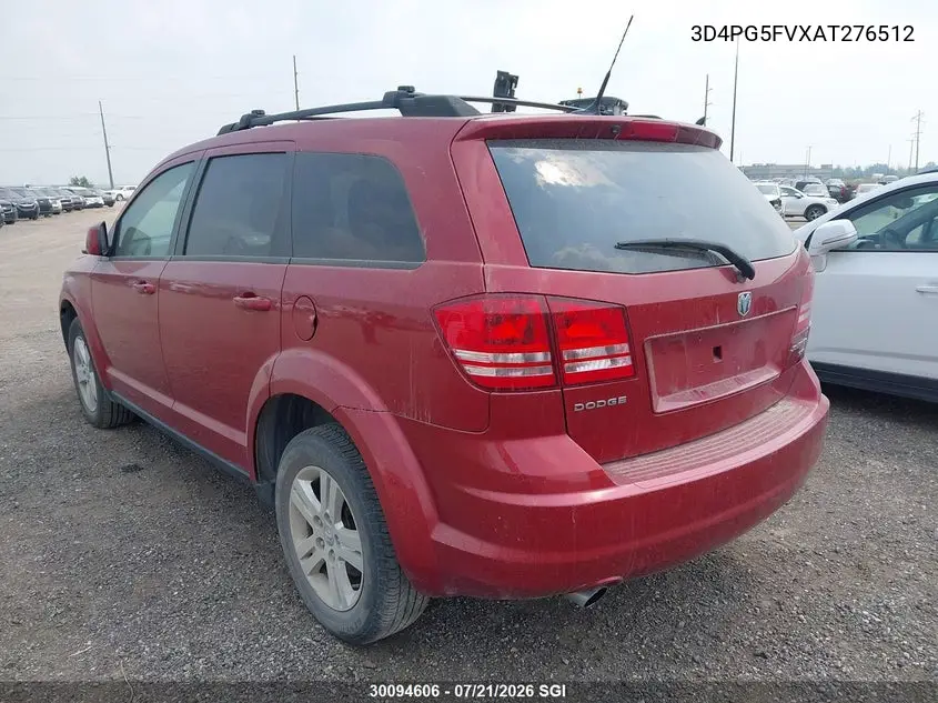 2010 Dodge Journey Sxt VIN: 3D4PG5FVXAT276512 Lot: 30094606