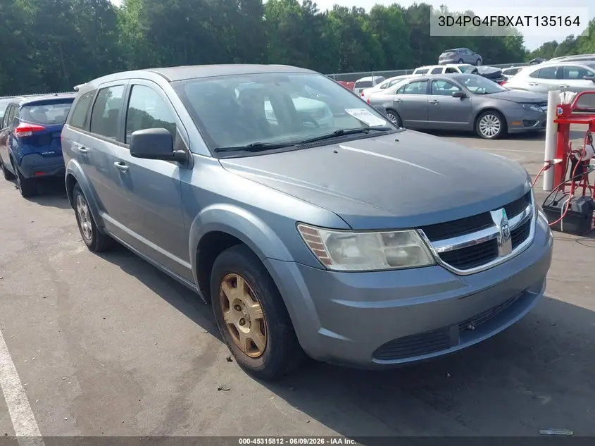 2010 Dodge Journey Se VIN: 3D4PG4FBXAT135164 Lot: 45315812