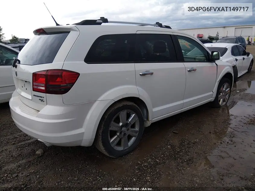2010 Dodge Journey R/T VIN: 3D4PG6FVXAT149717 Lot: 45369167